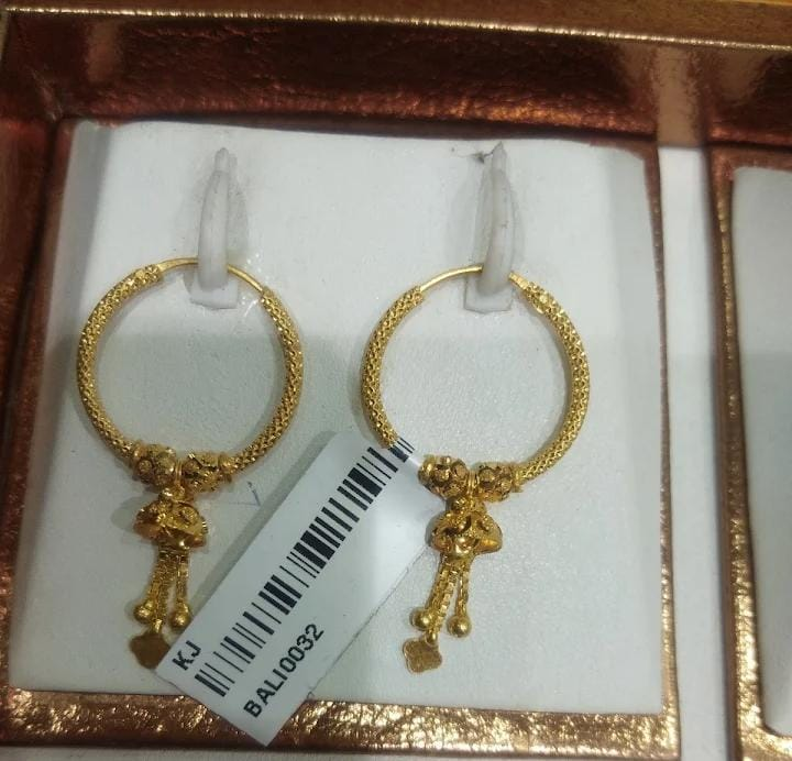 Textured Bali Earrings